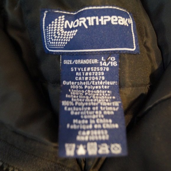 North Peaks Children's Snow Pants - Picture 4 of 5